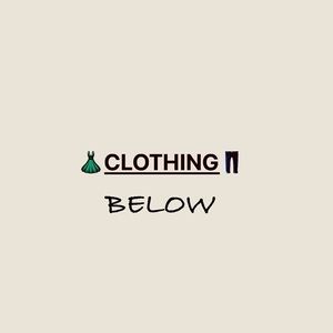 Clothing items below